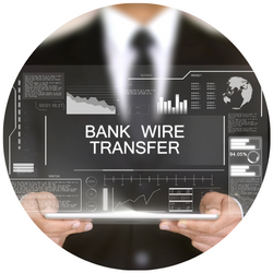 bank wire transfer image