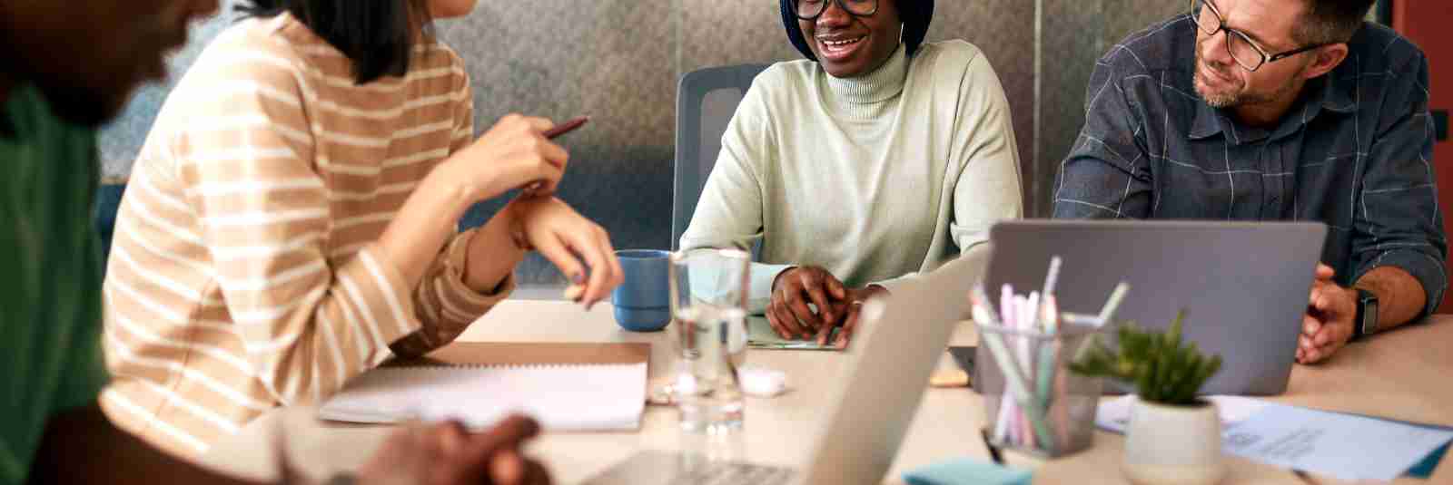 People in a conference room
