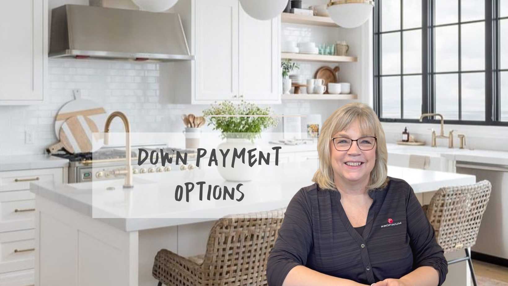 Video Tutorial ink with Jannell explaining down payment options.