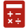 red icon calculator