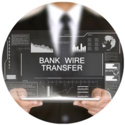 bank wire transfer