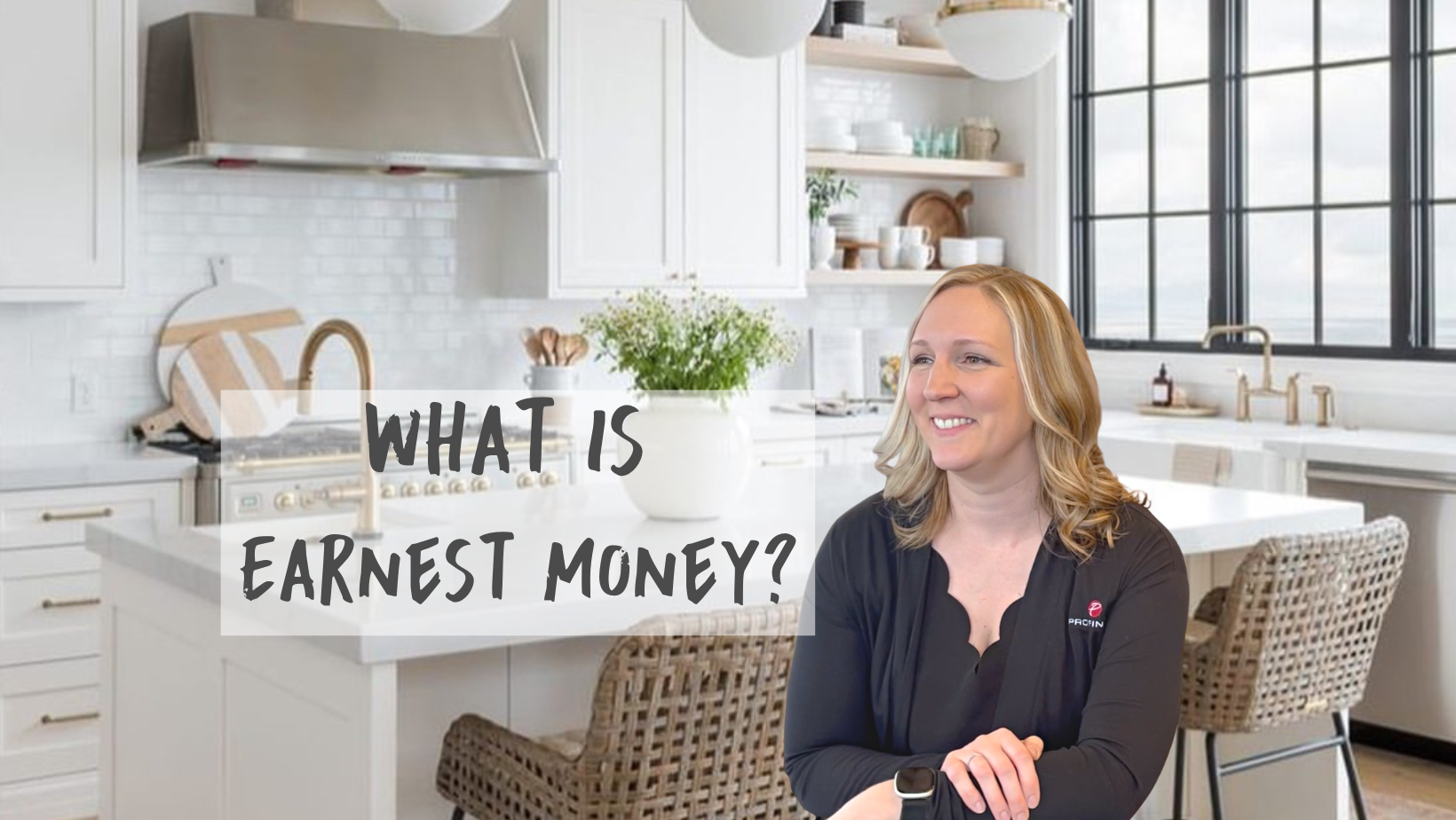 Video tutorial with Erica explaining earnest money