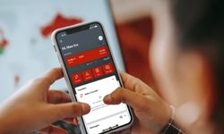 a woman using profinium mobile app