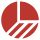 red icon pie graph