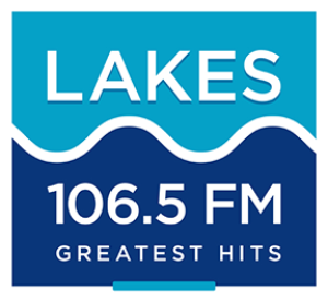lakes FM 106.5 greatest hits logo